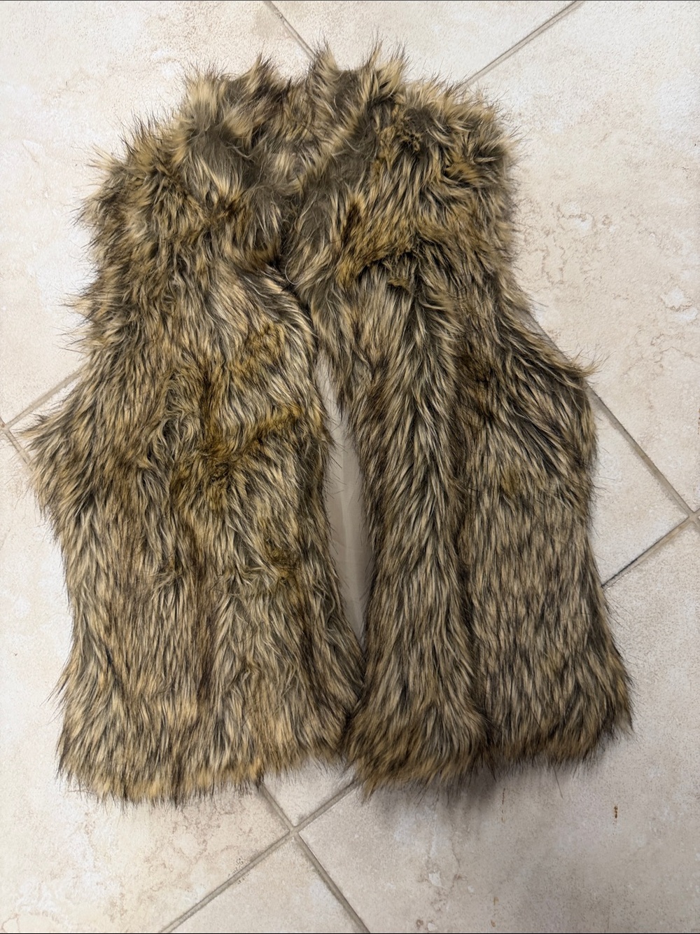 Fur Vest - Brown